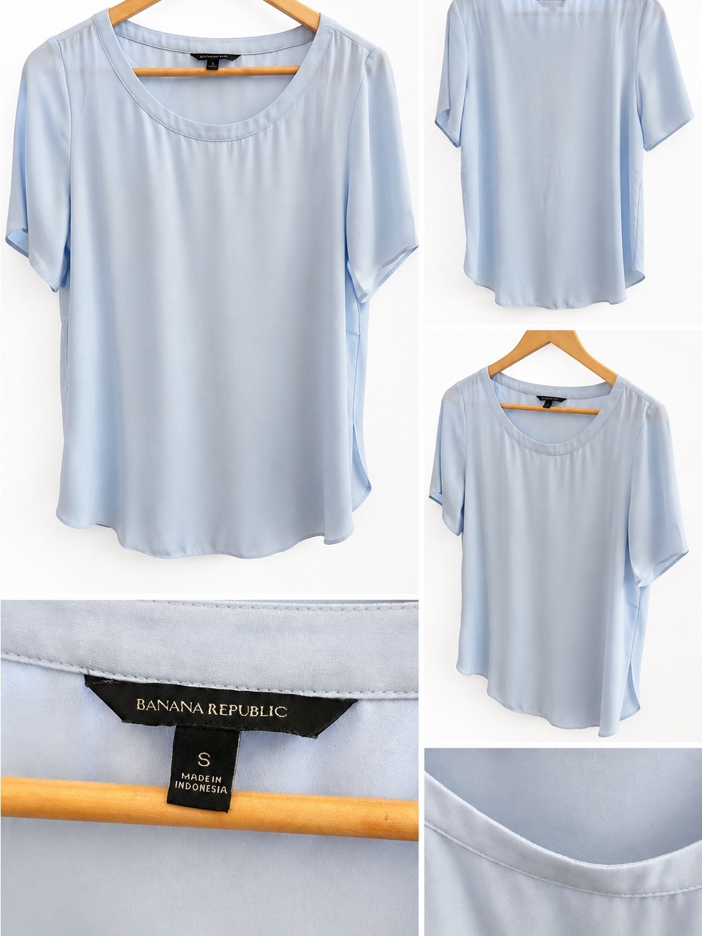 Banana Republic Light Blue Blouse – Size Small